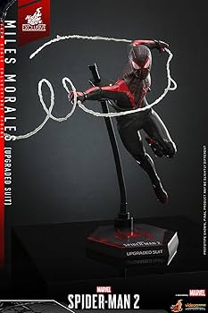 Amazon.com: Hot Toys Miles Morales Upgraded Suit Spider-Man